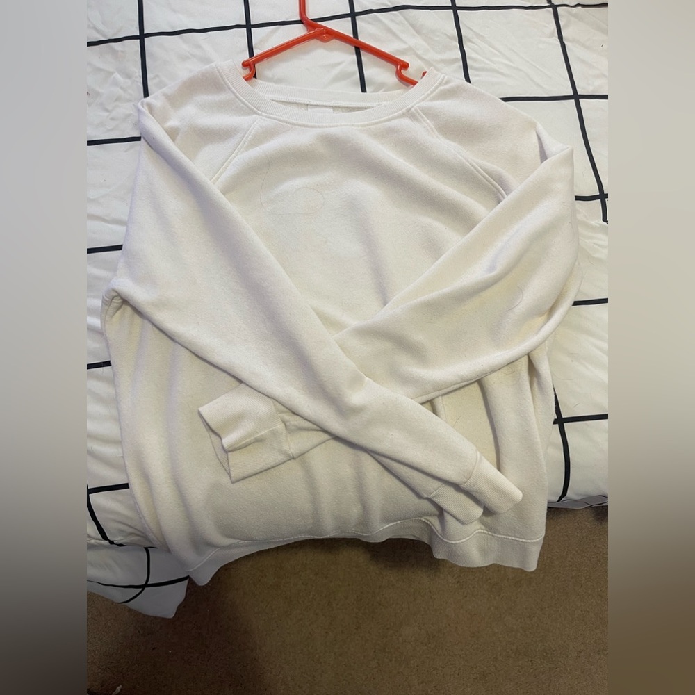 PLAIN WHITE CREWNECK
